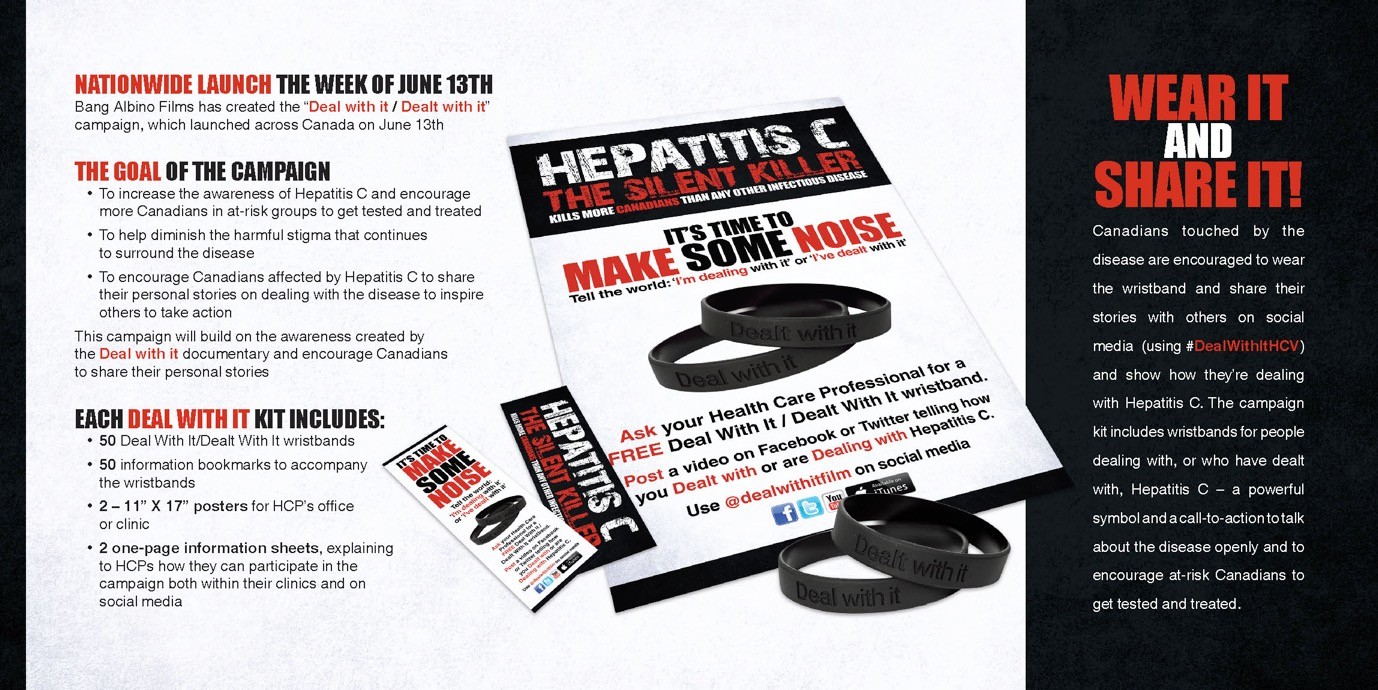 The Deal With It screening kit and ‘wear it and share it’ materials.