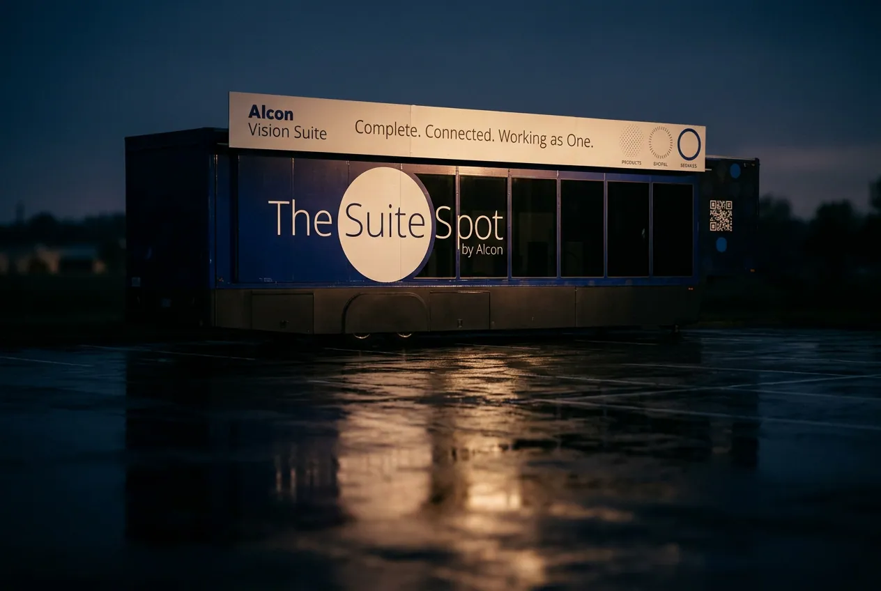 The Suite Spot: a touring showroom for the Alcon Vision Suite.: frame grab